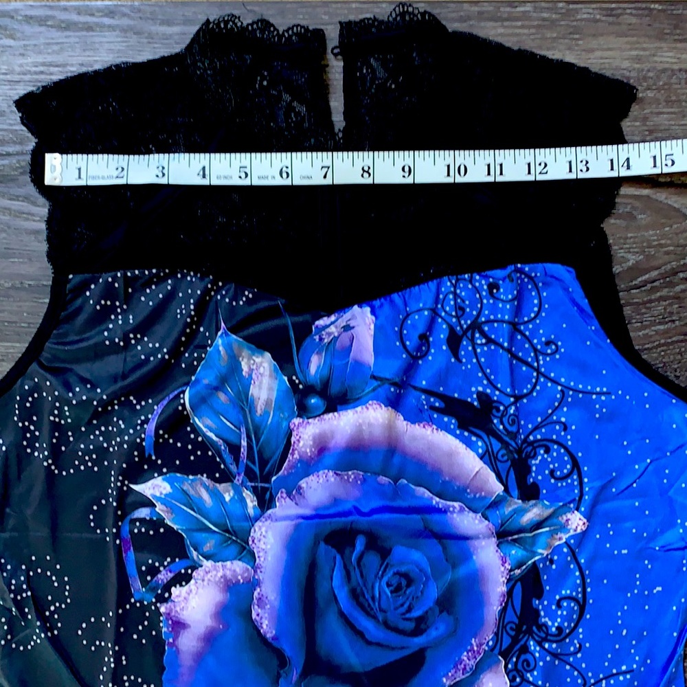 Sleeveless floral tank top - Picture 5 of 7